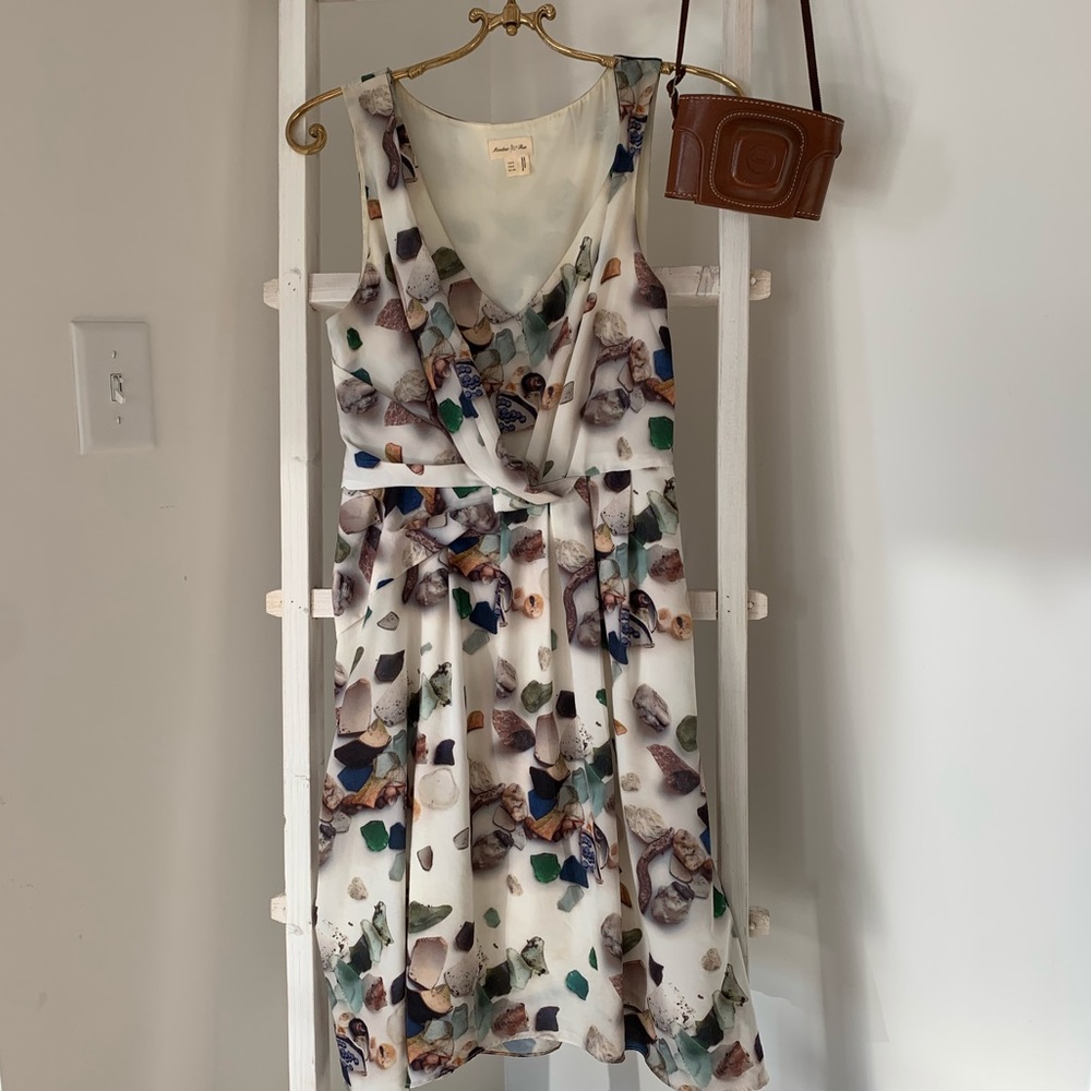Stunning Anthropologie Sea Glass Flowy dress ✨